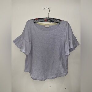 Anthropologie Bell Sleeve Top